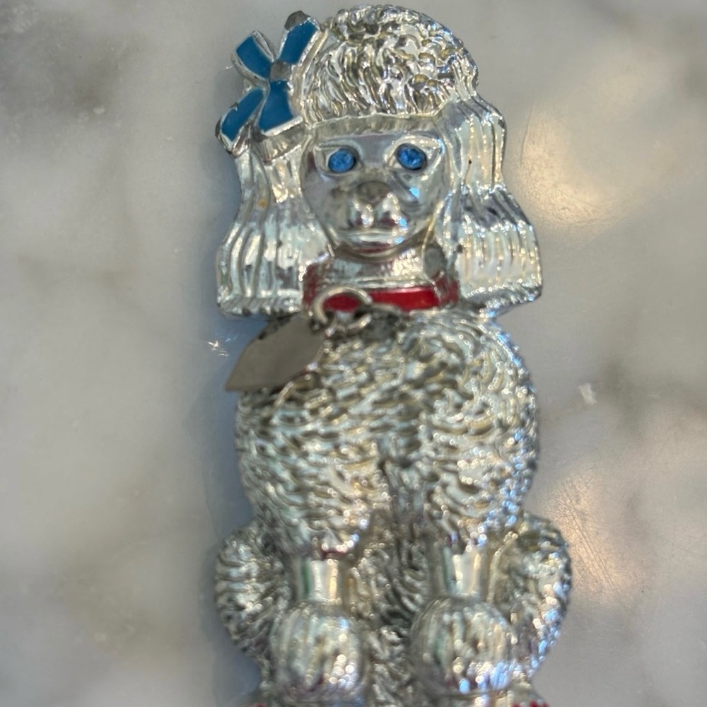 Vintage Poodle Brooch